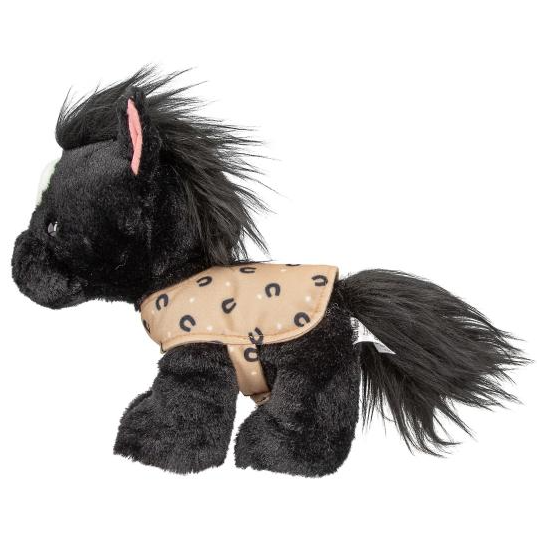 Miss Melody Plush Horse Black Angel 20 cm