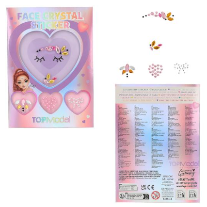 TOPModel Face Crystal Sticker BEAUTY and ME