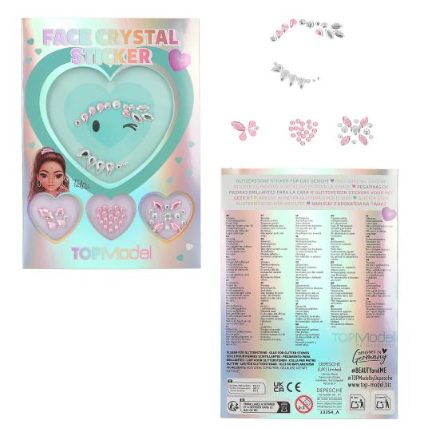 TOPModel Face Crystal Sticker BEAUTY and ME