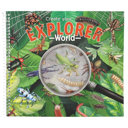 Explorer Stickerworld With Relief-Stickers
