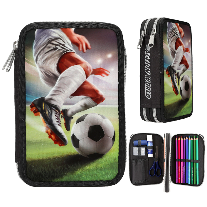 Action World Football Pencil Case