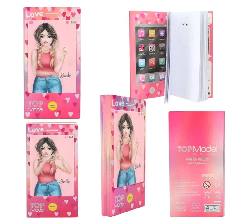 TOPModel Mini Colouring Book With Sound