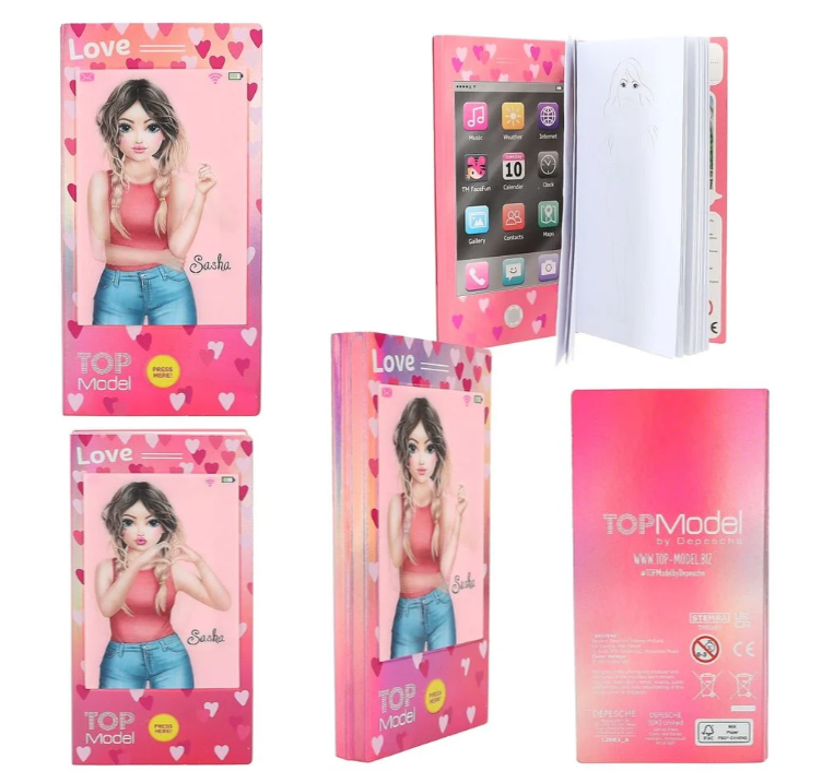 TOPModel Mini Colouring Book With Sound