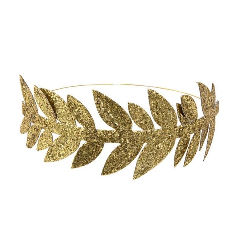 Leaf Party Crowns Gold
